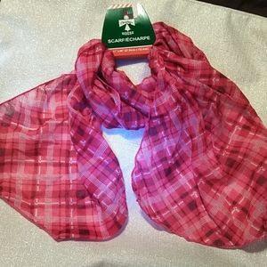 🌹 SPRINGTIME WINE ROSE COLORED SCARF